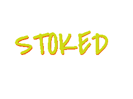 Excited Sticker