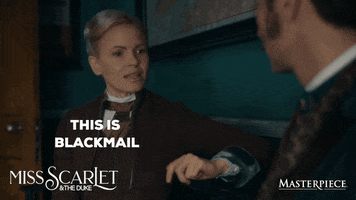 Business Blackmail GIF by MASTERPIECE | PBS