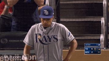 Tampa Bay Rays Shrug GIF by MLB