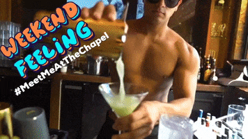Gay Pride Drinking GIF by The Abbey Weho