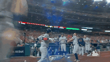 Jumping Major League Baseball GIF by MLB