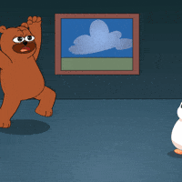 Scared Bear GIF by Bearycoin