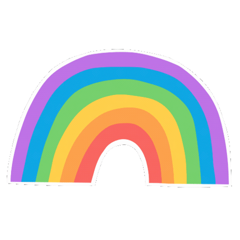 Happy Rainbow Sticker