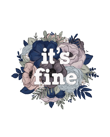 Its Fine Florals Sticker