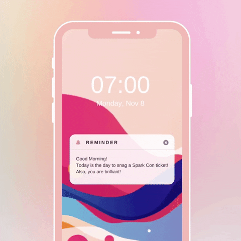 Text Phone GIF by Showit