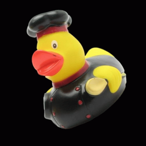 Duckshop chef koch rubber duck rubberduck GIF