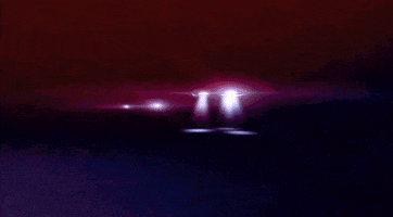 Flying Saucer Night GIF by The Freaky Deaky Podcast