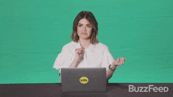 Meh Lucy Hale GIF by BuzzFeed