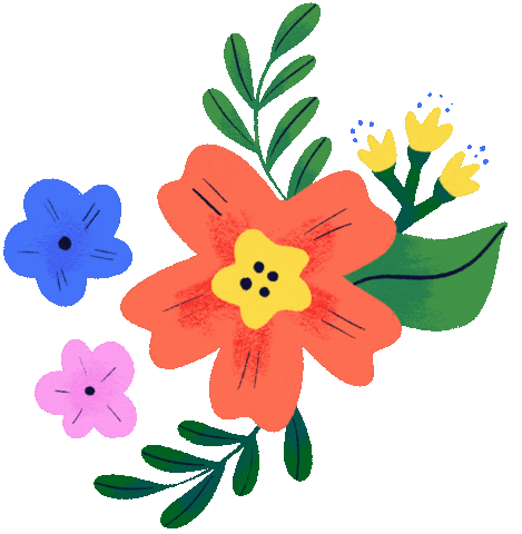 Sticker Flower Sticker by Anna Hurley