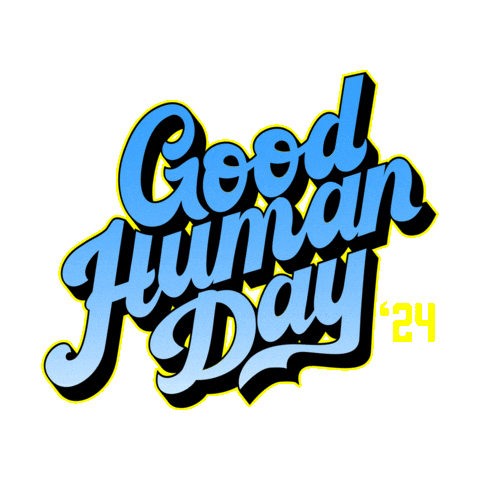 Be A Good Human Sticker by Good Human Campaign