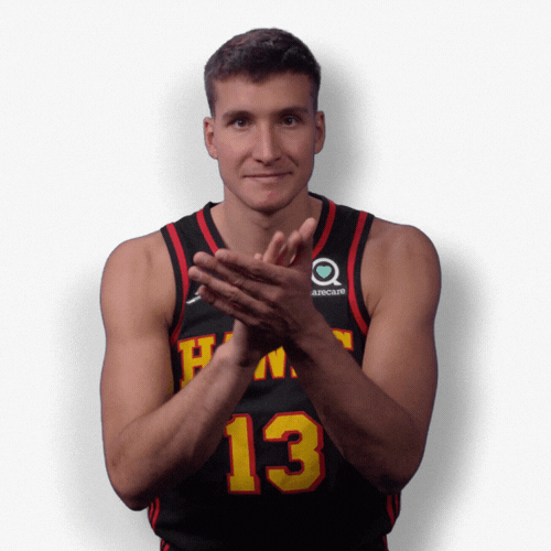 Bogdan Bogdanovic Applause GIF by Atlanta Hawks