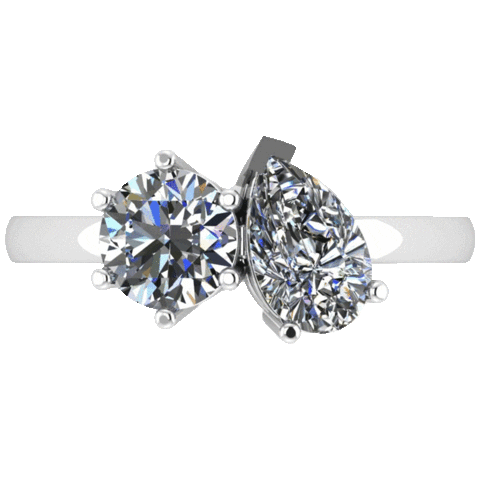 I Said Yes Pear Sticker by Grand Diamonds