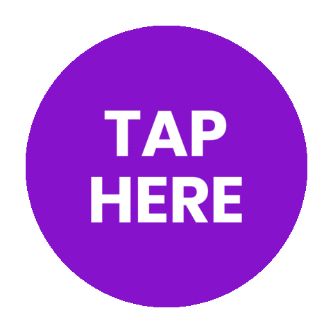 Tap Here Sticker by Dark Rubyk