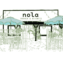 NOLA Brunch and Beignets Sticker