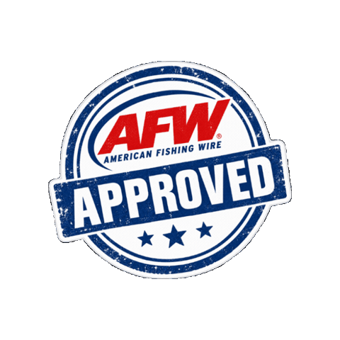 Stamp Of Approval Sticker by AFW Fishing Brands