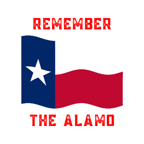 Texas Texasflag Sticker by The Alamo