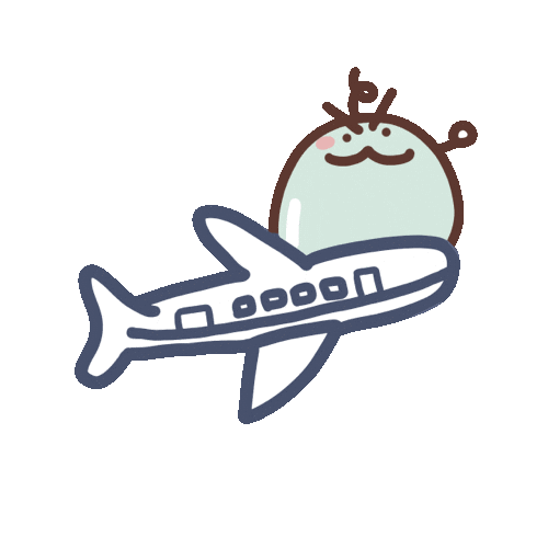 Travel Plane Sticker
