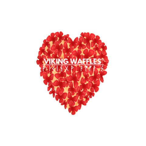 viking waffles Sticker