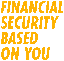 Financial Security Based On You Sticker by Onuu