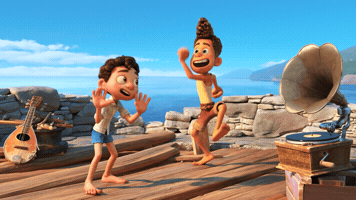 Luca Dancing GIF by Disney