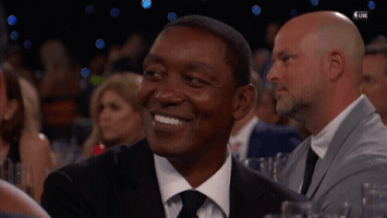 detroit pistons smile GIF by NBA