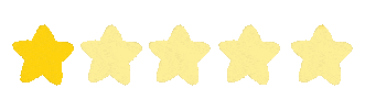 One Star Stars Sticker