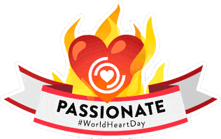 Fire Love Sticker by World Heart