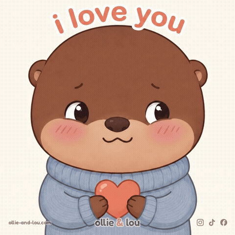 I Love You Heart GIF by Ollie & Lou