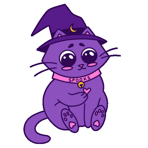 I Love You Heart Sticker by Spooks The Cat