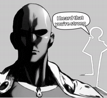 Scared One Punch Man GIF