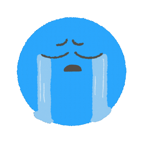 Sad Face Sticker