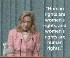 hillary clinton women s rights are human s rights Current united states secretary of state hillary rodham clinton stated if there is one message that echoes forth from this conference, let it be that human rights are women's rights and women's rights are human rights once and for all. hillary clinton women s rights are human s rights Current united states secretary of state hillary rodham clinton stated if there is one message that echoes forth from this conference, let it be that human rights are women's rights and women's rights are human rights once and for all.