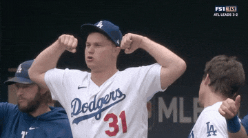 Los Angeles Dodgers Yes GIF by Jomboy Media