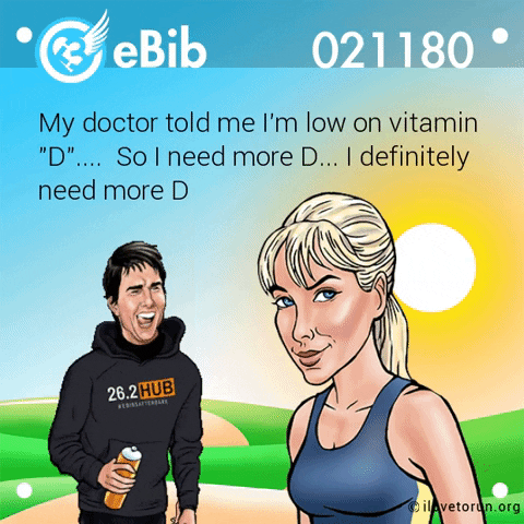 Vitamin D Running Humor GIF by eBibs