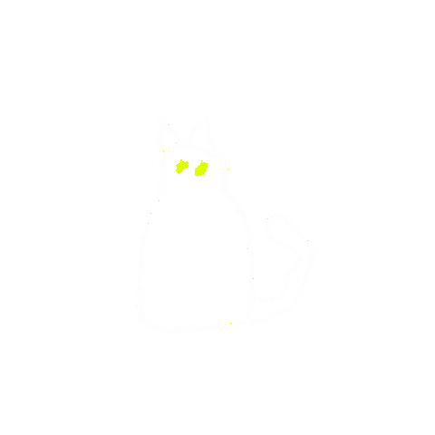 Cat No Sticker by lenay