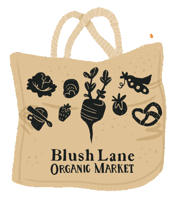 Blush Lane Organic Market Sticker