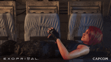 Sitting Up Video Game GIF by CAPCOM