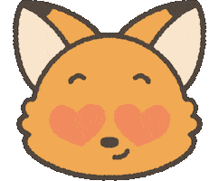 In Love Fox Sticker
