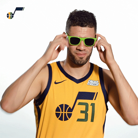 georges niang stylin' GIF by Utah Jazz