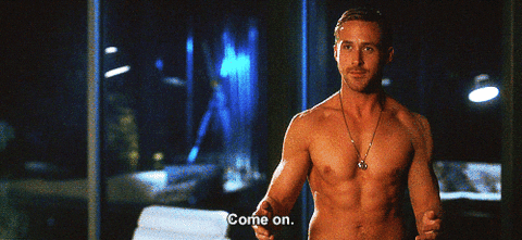  ryan gosling come on jacob come here bring it on GIF