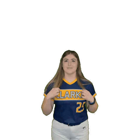 Clarke Softball Sticker by Clarke University