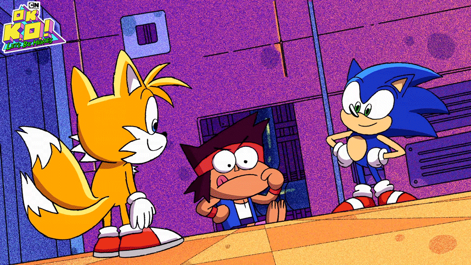 ok ko let's be heroes sonic