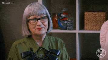 Sewing Bee Eyebrows GIF by The Great British Sewing Bee