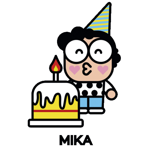 Birthday Cake Sticker by MIKA
