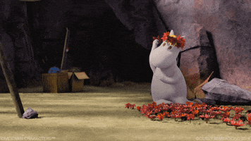flower crown moominvalley GIF by Moomin Official