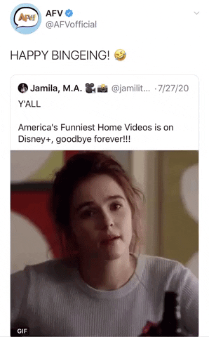 Disney Twitter GIF by America's Funniest Home Videos