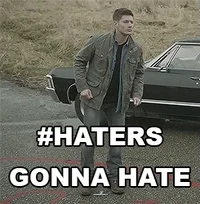 reaction dancing supernatural dean winchester jensen ackles GIF