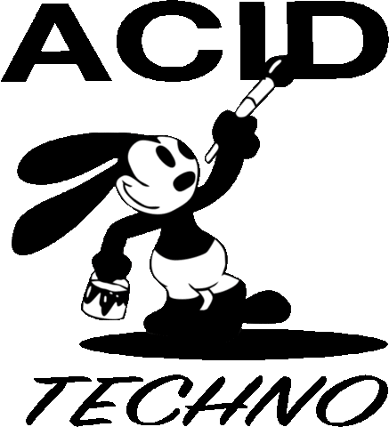 Techno Acid Sticker by ignorance1