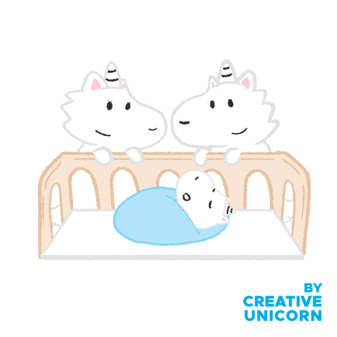 Baby Sleep GIF by Creative Unicorn