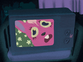 Television Horror GIF by KAT BALL